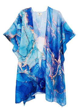 blue pink granite kimono