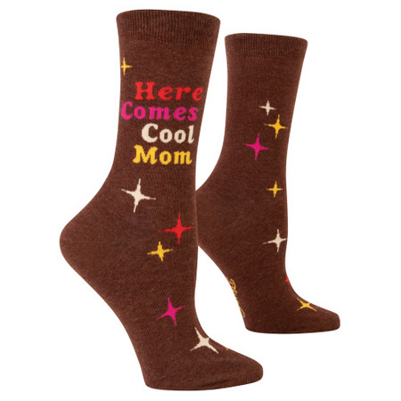 here comes cool mom womens crew socks