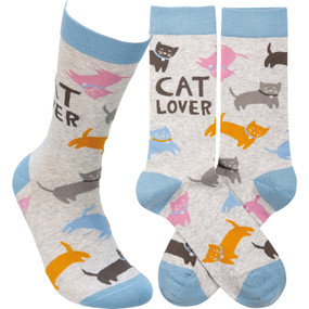 cat lover womens socks