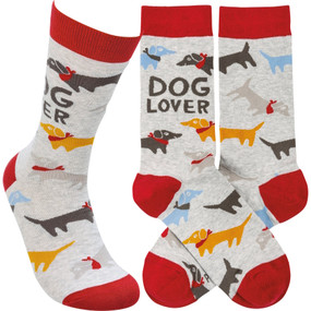 dog lover womens socks
