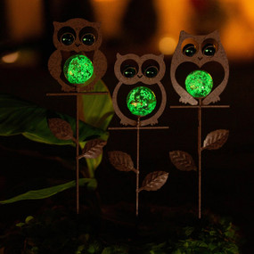 illuminarie owl pot sticker (assorted)