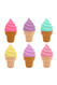 swirl ice cream cone lip balm 