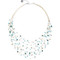 reena multistrand silk and bead necklace, lakeshore