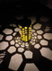 solar powered cutout lantern, beehive