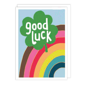 good luck rainbow good luck card