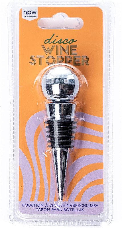 disco wine stopper