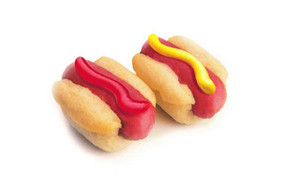 12 mini hot dog bites silicone mold