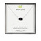 silver square gemstone necklace, black