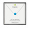 silver square gemstone necklace, turquoise