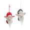 flap hat gnome ornament