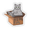 if I fits I sits sticker