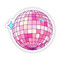 discoball pink sticker