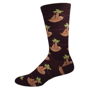 sloth mens crew socks