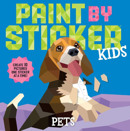 paint by sticker kids: pets