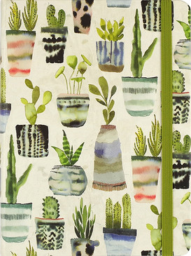 watercolor succulents journal