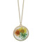 yellow dried flower necklace