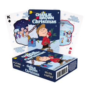 peanuts christmas playing cards