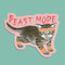beast mode kitten sticker