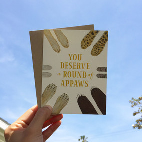 round of appaws congratulations card