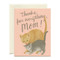 mama cat & kitten mother's day card