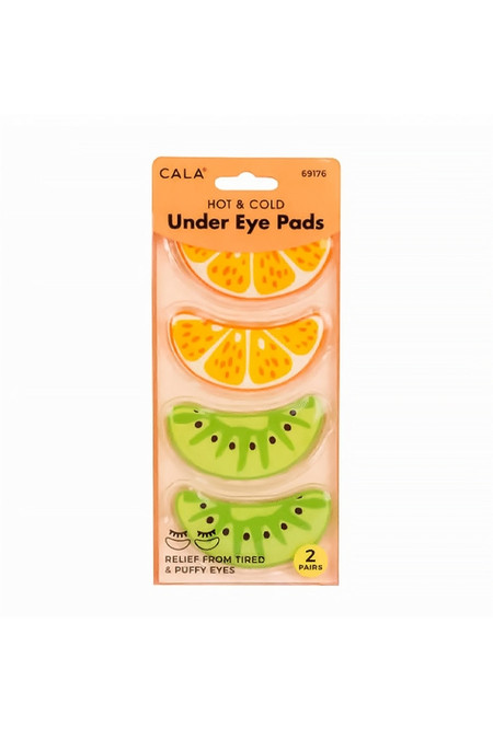 orange kiwi hot & cold eye pads