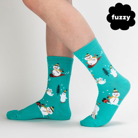 having snow much fun womens crew socks