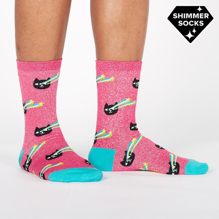 pew! pew! womens crew socks