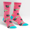 pew! pew! womens crew socks