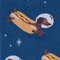 weiner dogs in space womens crew socks