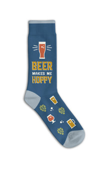 beer makes me hoppy socks