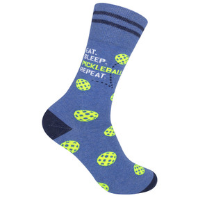 eat sleep pickleball repeat socks