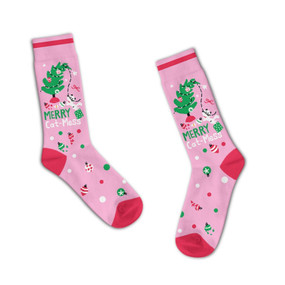 merry cat-mas socks