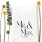 Mr. & Mrs. est. 2024 tea towel