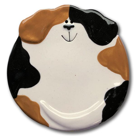 5" ceramic dog dish