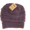 classic fuzzy lined beanie hat