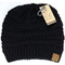 classic fuzzy lined beanie hat