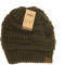 classic fuzzy lined beanie hat