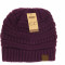 classic fuzzy lined beanie hat