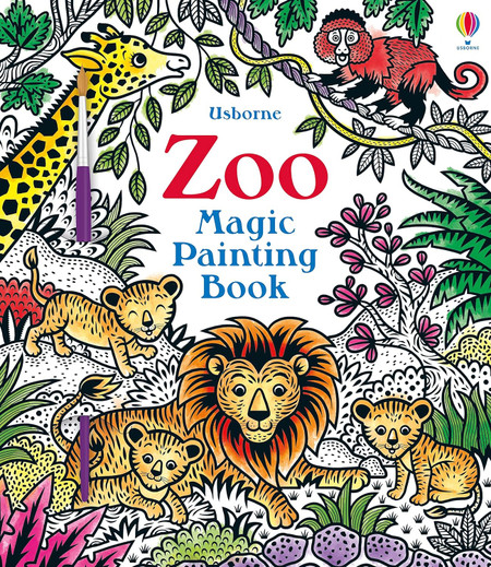 zoo magic painting book