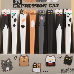 expression cat gel pen