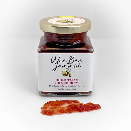wee bee jammin' preserves - christmas cranberry