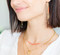 delicate crystal accented necklace