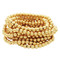 gold bead stretch bracelet