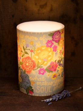do more soul shine flameless candle