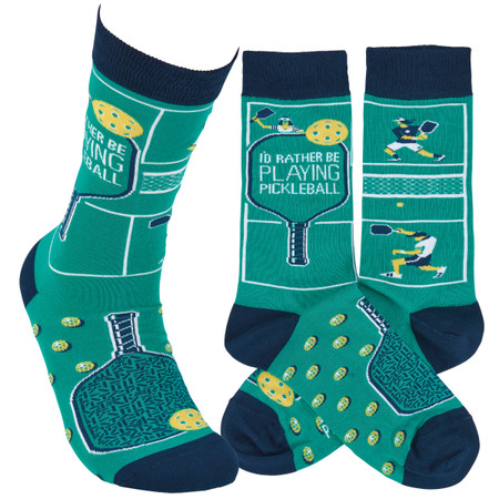 I'd rather be playing pickleball socks