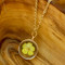cottage floral buttercup flower necklace
