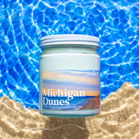 michigan dunes soy candle 7.5 oz.