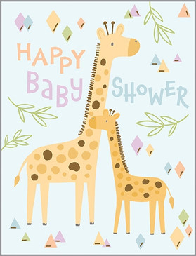 baby shower scripture baby  card