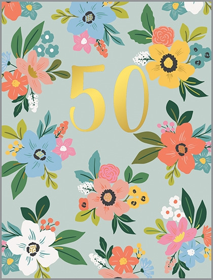 fabulous you 50th birthday card