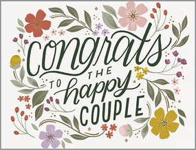 congrats happy couple wedding